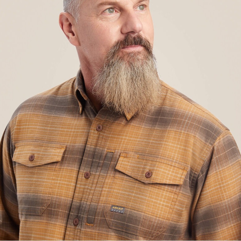 ARIAT Rebar Flannel DuraStretch Work Shirt - Picture 2 of 9